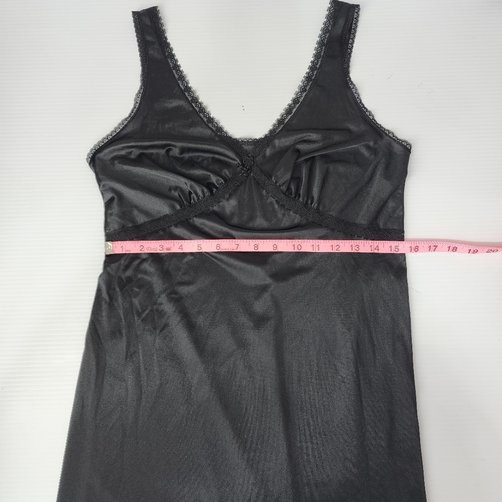 70's Vintage Sears Lace Trim Full Slip Dress - Picture 8 of 10